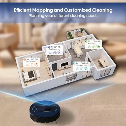 Self-Emptying Robot Vacuum and Mop — Smart Cleaning Robots, AZQQ