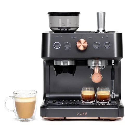 Semi Automatic Espresso Machine with Milk Frother — Coffee & Espresso Combos, Café