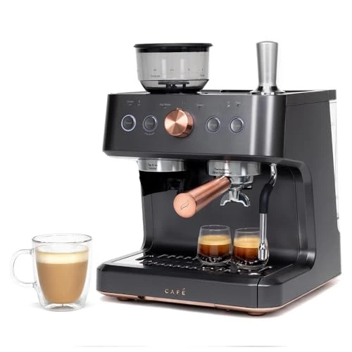 Semi Automatic Espresso Machine with Milk Frother — Coffee & Espresso Combos, Café