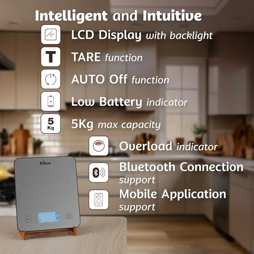 Smart Food Scale for Meal Prep — Weight Management Tools, Bisonbody