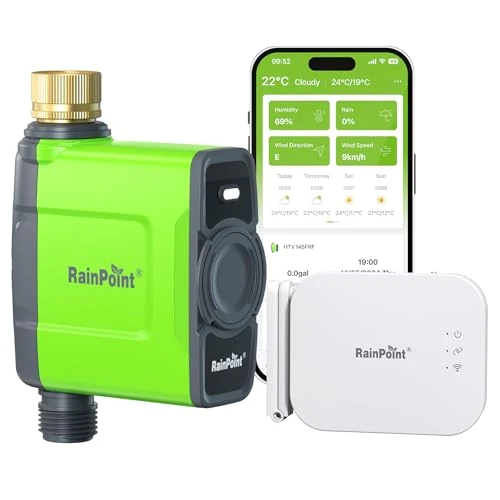 WiFi Water Timer for Garden Hose — Irrigation System, RainPoint