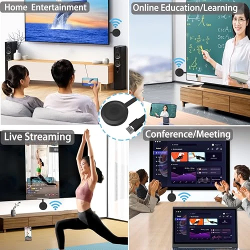 Wireless Display Dongle Adapter — USB, SmartSee