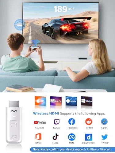 Wireless HDMI Display Dongle Adapter — Connectors & Adapters, LETWESAF