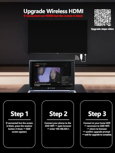 Wireless HDMI Display Dongle Adapter — Connectors & Adapters, LETWESAF