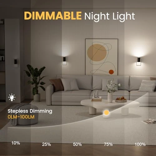 Dimmable LED Nightlight with Dusk to Dawn Sensor — Night Lights, VOLISUN