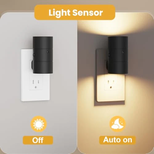 Dimmable LED Nightlight with Dusk to Dawn Sensor — Night Lights, VOLISUN