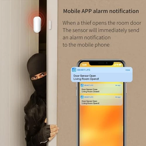 Door and Window Sensor — Smart Home Security, Jinvocloud