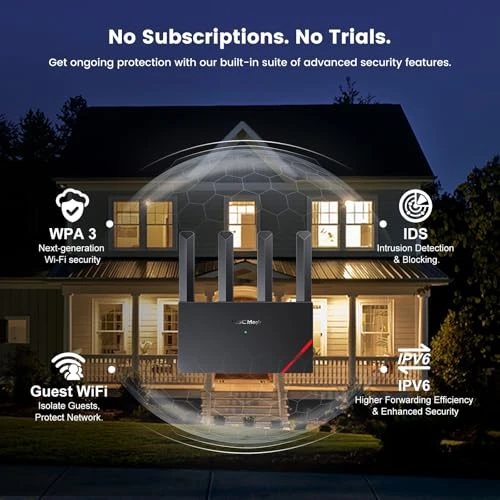 Dual-Band WiFi 6 Router — Routers, H3C