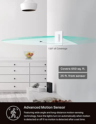 Motion Sensor Dimmer Light Switch — Smart Motion Sensors, Kasa Smart