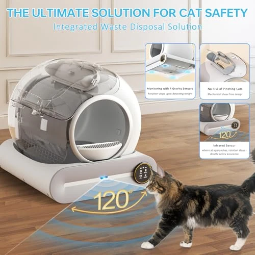 Self Cleaning Cat Litter Box — Waste Bins, SUANPOT