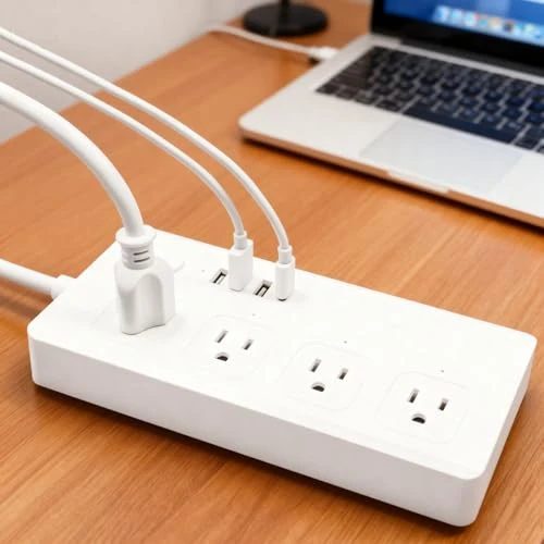 Smart WiFi Power Strip Surge Protector with 4 AC Outlets and 4 USB Ports — Power Solutions & Surge Protection, Jinvocloud