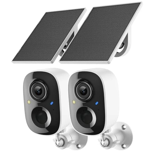Solar Powered Outdoor Security Camera — Outdoor Security Cameras, Fazoxo
