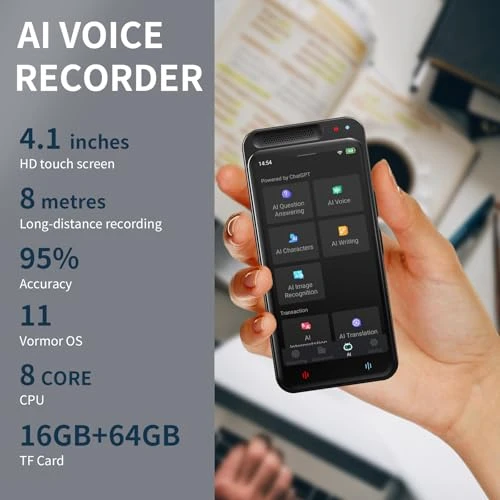 Voice Recorder with AI Transcription, Summary, Translation, and Playback — Voice Recognition & Productivity Software, Rpbznr