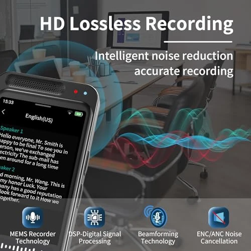 Voice Recorder with AI Transcription, Summary, Translation, and Playback — Voice Recognition & Productivity Software, Rpbznr