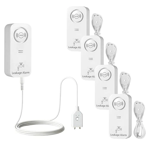 Water Leak Detector 5 Pack — Water Leak Detection Systems, KERUI