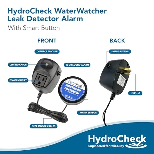 Water Sensor Alarm — Water Leak Detection Systems, HydroCheck