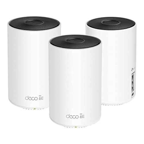 Wi-Fi 6E Tri-Band Whole-Home Mesh System, 3-Pack — Routers, TP-Link