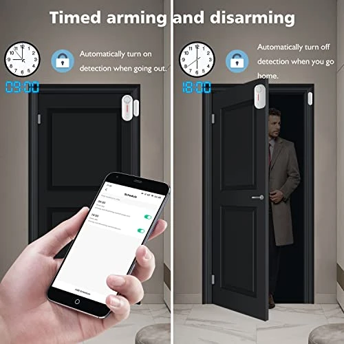 WiFi Door Window Sensor Alarm, Gaoducash