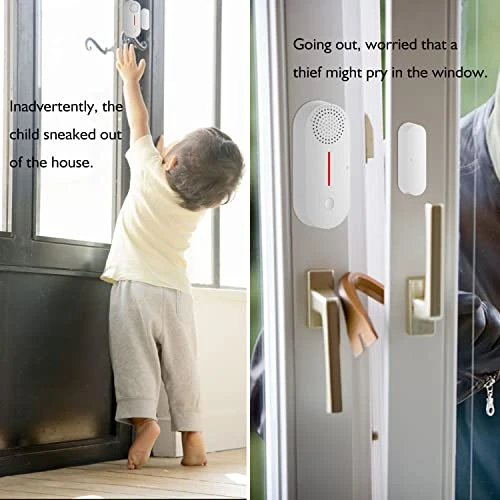 WiFi Door Window Sensor Alarm, Gaoducash