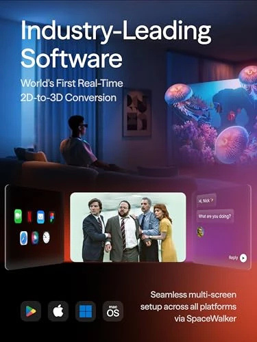 XR Glasses with 146-inch Virtual Display — Immersive Viewing, VITURE