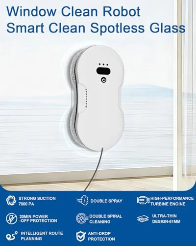 Automatic Window Cleaner Robot with Dual Spray, Edge Detection, Intelligent Path Planning — Smart Cleaning Robots, EAEGE