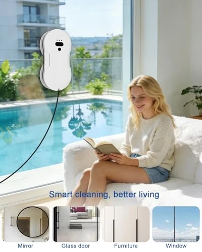 Automatic Window Cleaner Robot with Dual Spray, Edge Detection, Intelligent Path Planning — Smart Cleaning Robots, EAEGE