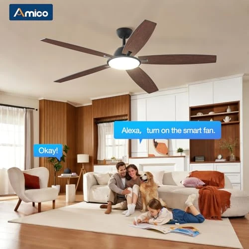 Ceiling Fan with Lights — Ceiling Fans & Accessories, Amico