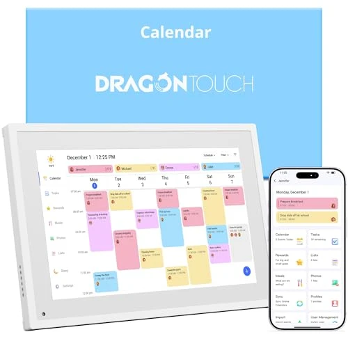 Digital Calendar Chore Chart — Calendars, Dragon Touch