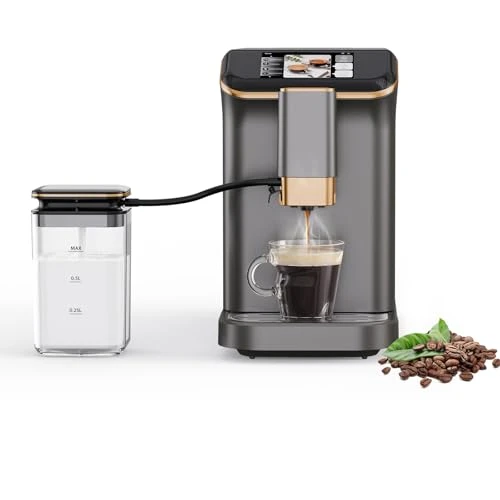 Espresso Maker With Milk Frother — Coffee & Espresso Combos, GustoWave