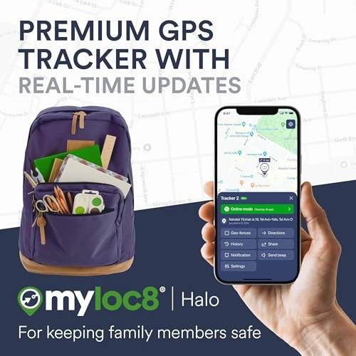GPS Tracker for Keys, Backpack, Luggage & Kids — Item Locators, MYLOC8
