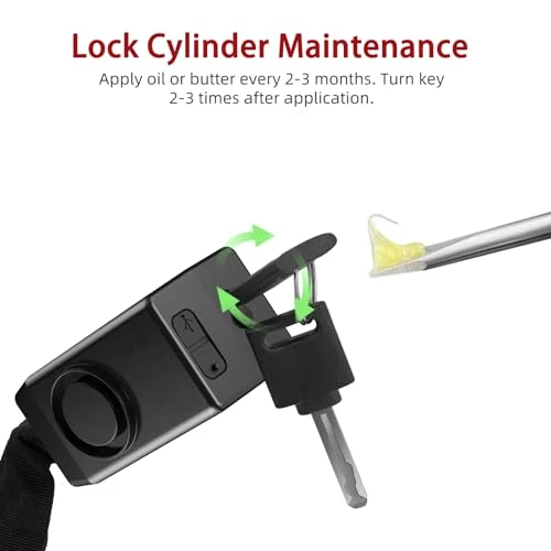 Smart Alarm Bike Lock — Cable, BANGTING