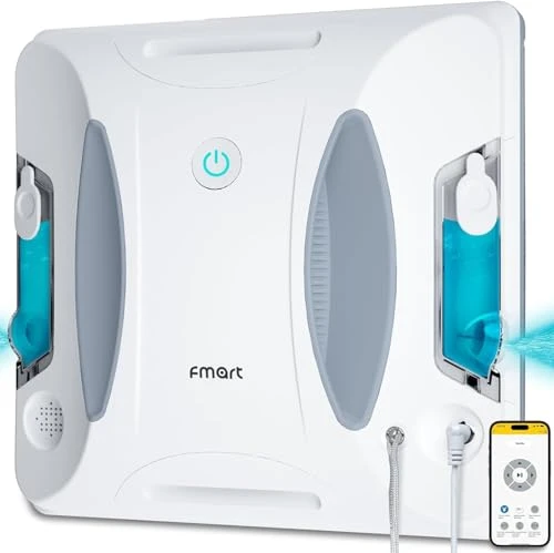Window Cleaner Robot with Double-Sided Spray and Strong Suction — Smart Cleaning Robots, FMART