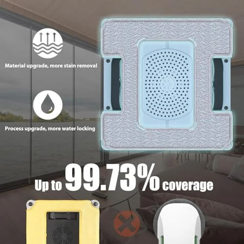 Window Cleaner Robot with Double-Sided Spray and Strong Suction — Smart Cleaning Robots, FMART