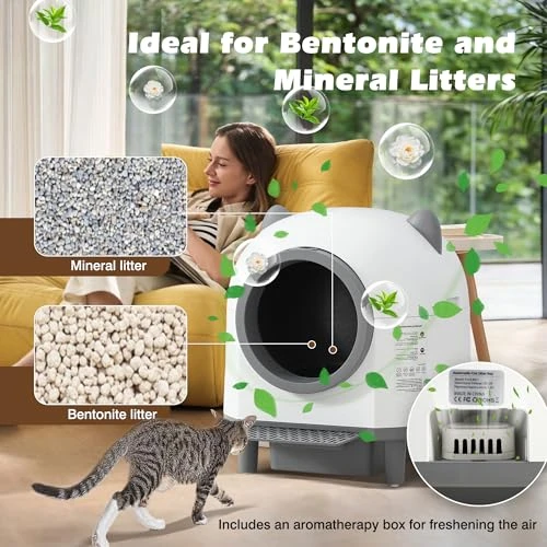 Automatic Cat Litter Box — Waste Bins, Grepatio