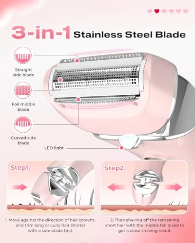 Electric Razor for Women — Foil, PRITECH