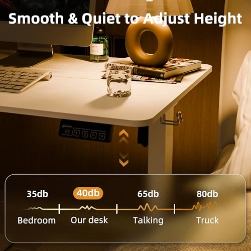 Electric Standing Desk with Splice Board — Office, ERGOMAKER