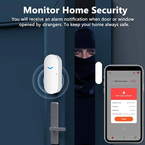 Smart Door Sensor Alarm Wireless — Smart Home Security, Molczov