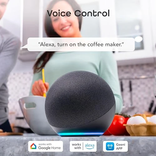 Smart Wi-Fi 4 Outlet Plug with Surge Protection — Power Guardians, Geeni