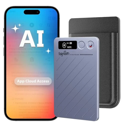 Voice Recorder with Case — Voice Recognition & Productivity Software, SIGNALFI