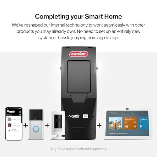 Wall Mount Smart Garage Door Opener, Genie