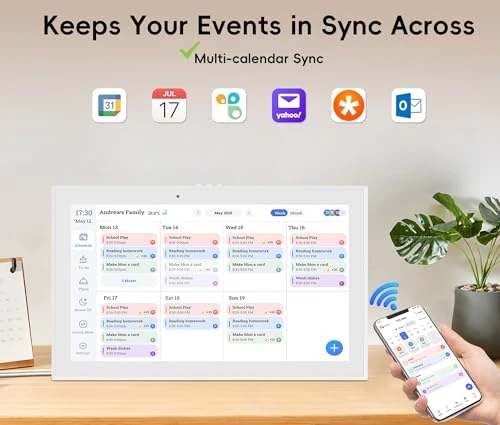 Digital Calendar Wall Touch Screen, AVIFOX