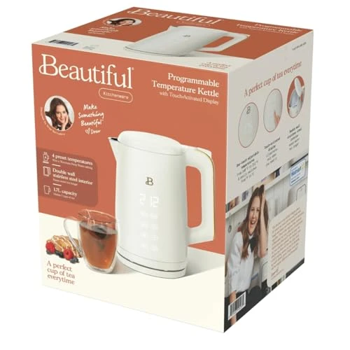 Electric Kettle with Programmable Temperature and Touch Display — Kettles & Tea Machines, Generic