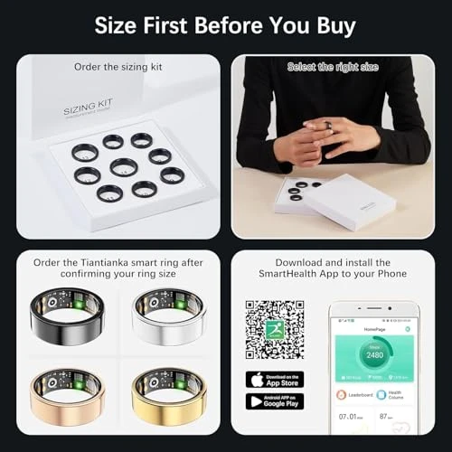 Health Tracker Ring — Smart Rings, Tiantianka