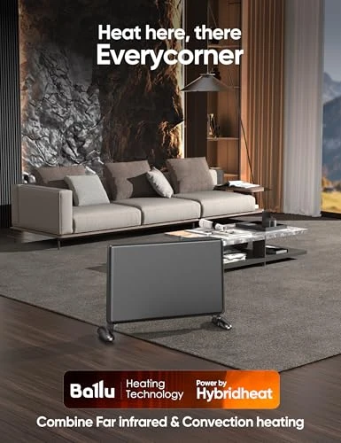 Infrared Panel Space Heater — Portable Heating Solutions, Ballu
