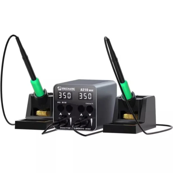 Intelligent Constant Temperature Double-station Soldering Station, MECHANIC