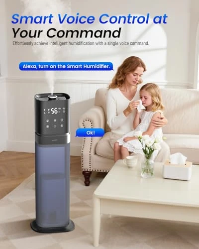 Smart Cool Mist Humidifier with Extended Tube — Air Moisturizers, AILINKE