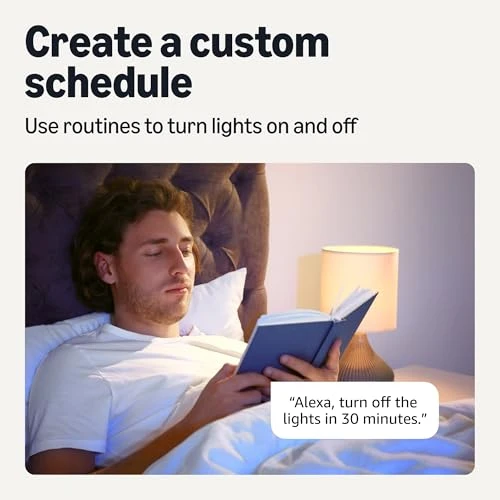 Smart Filament LED Bulb — Smart Light Bulb, Amazon Basics