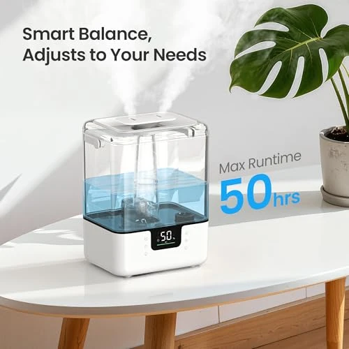 Smart Humidifier with Essential Oil Diffuser — Air Moisturizers, MERONTE