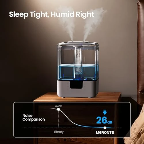 Smart Humidifier with Essential Oil Diffuser — Air Moisturizers, MERONTE