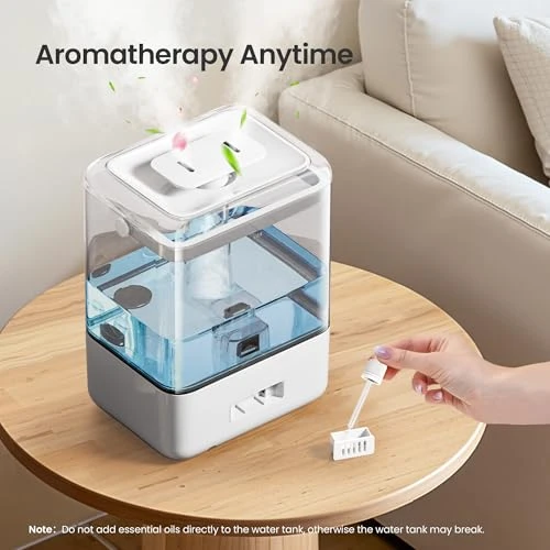 Smart Humidifier with Essential Oil Diffuser — Air Moisturizers, MERONTE